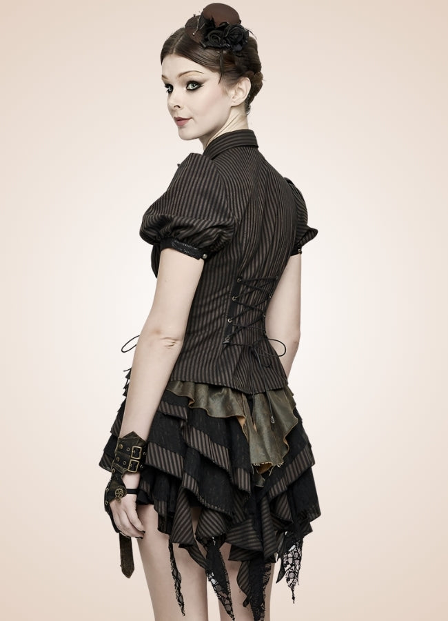 Dark Gothic Steampunk Shirt UK