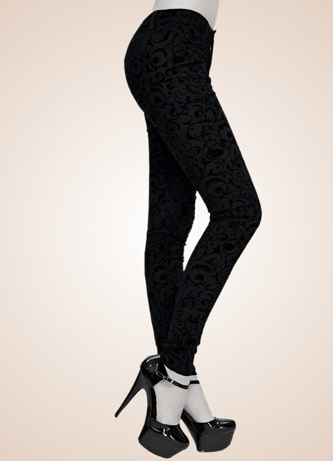 Devil Gothic Skinny Pants UK