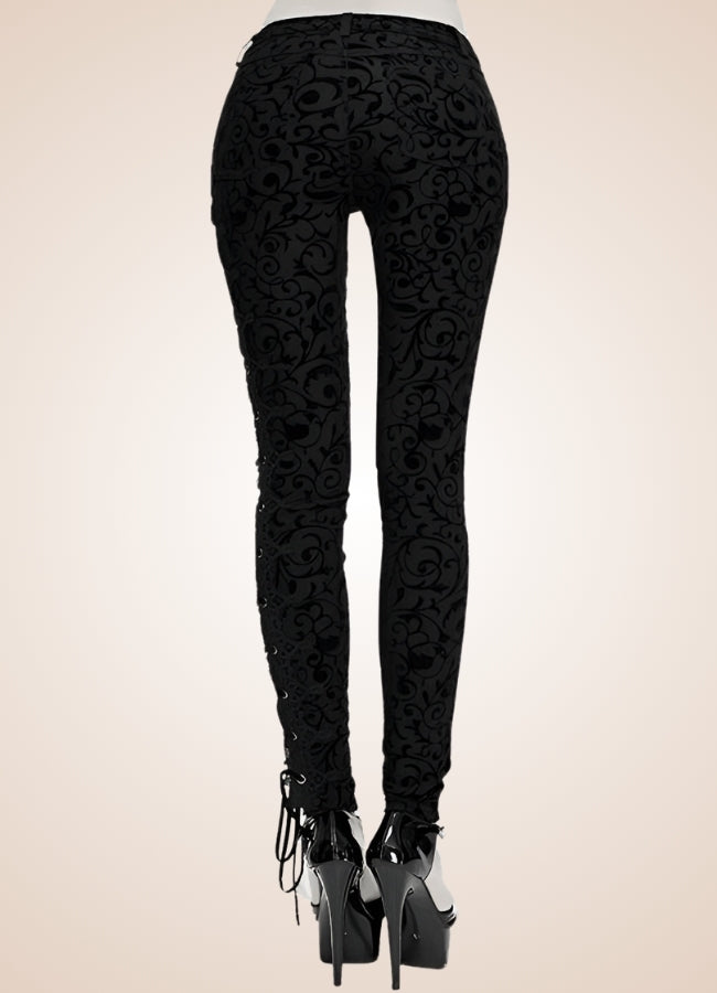 Devil Gothic Skinny Pants UK