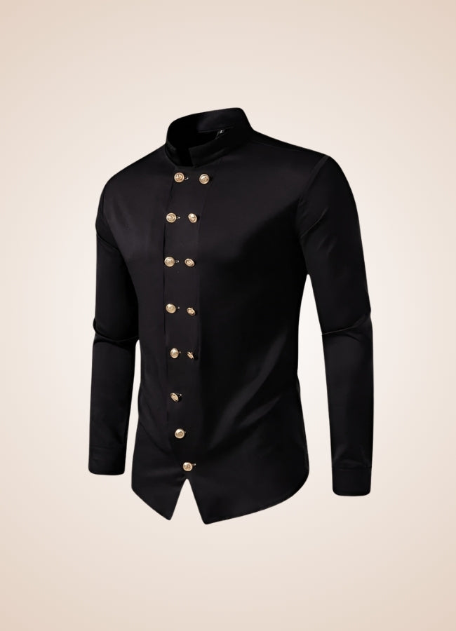 Double-breasted Steampunk Shirt UK