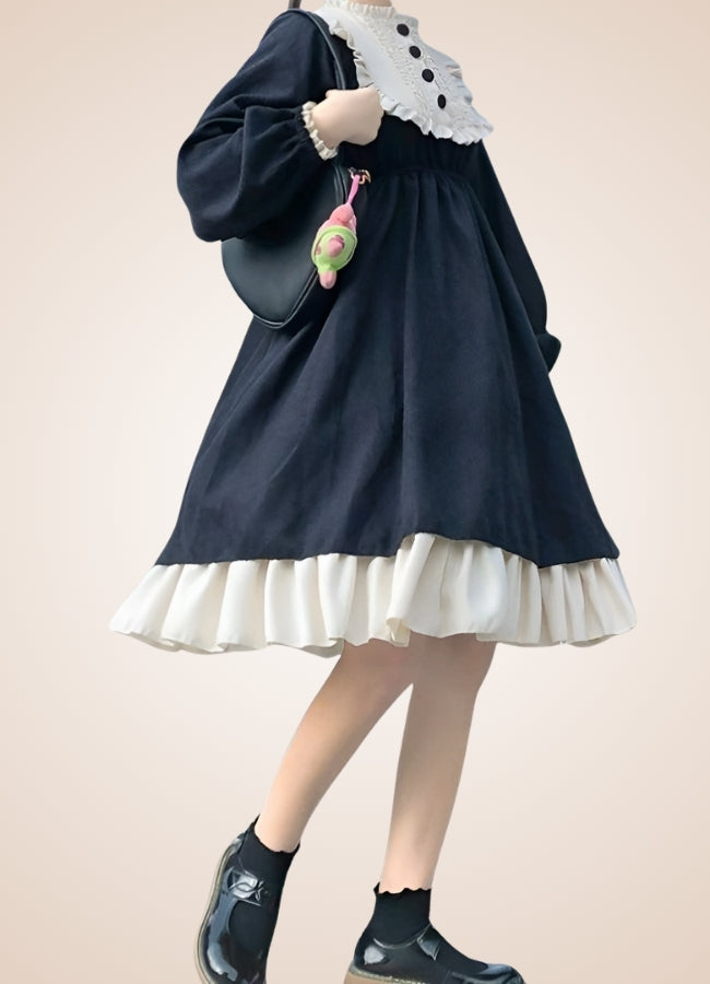 Double Layer Steampunk Lolita Dress UK