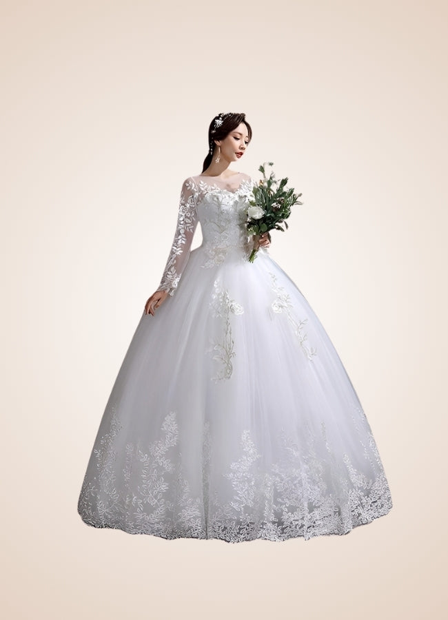Elegant White Steampunk Dress UK