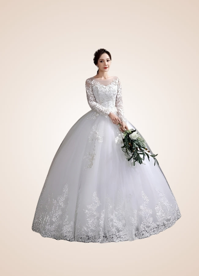 Elegant White Steampunk Dress UK