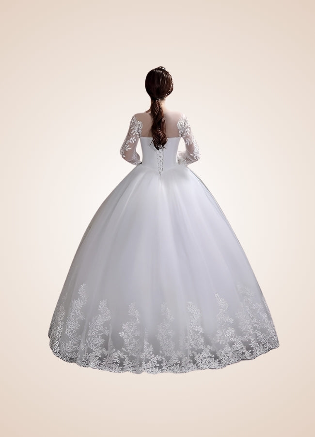 Elegant White Steampunk Dress UK