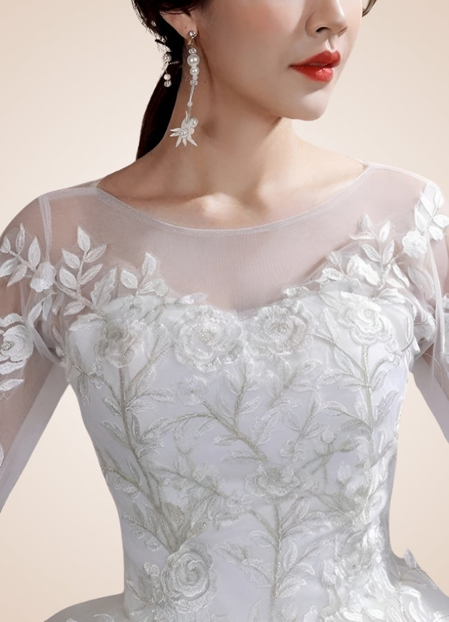 Elegant White Steampunk Dress UK