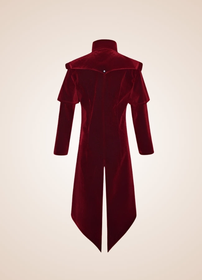 Embroidered Steampunk Frock Coat UK