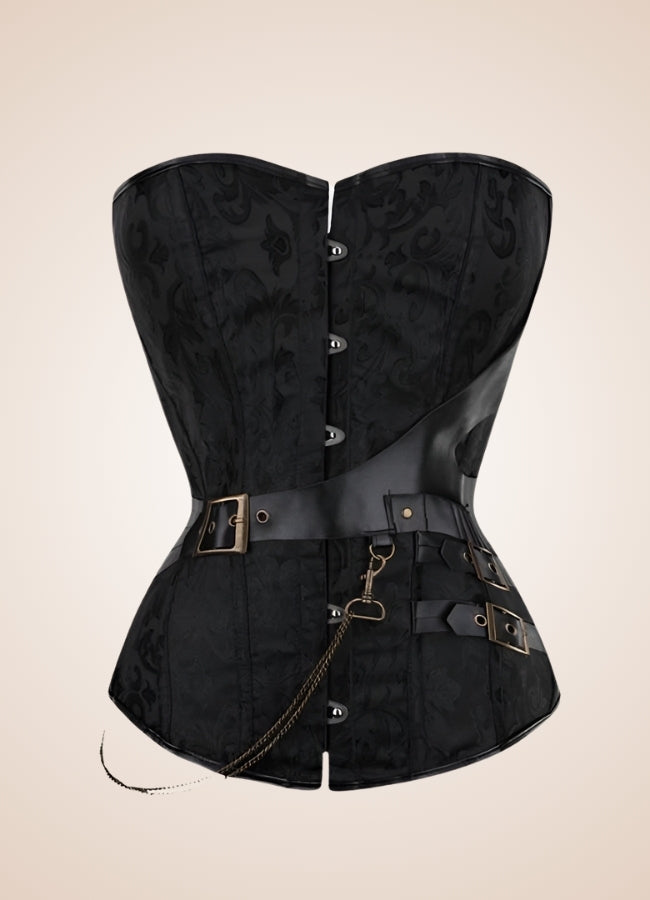 Flower Pattern Pirate Corset UK