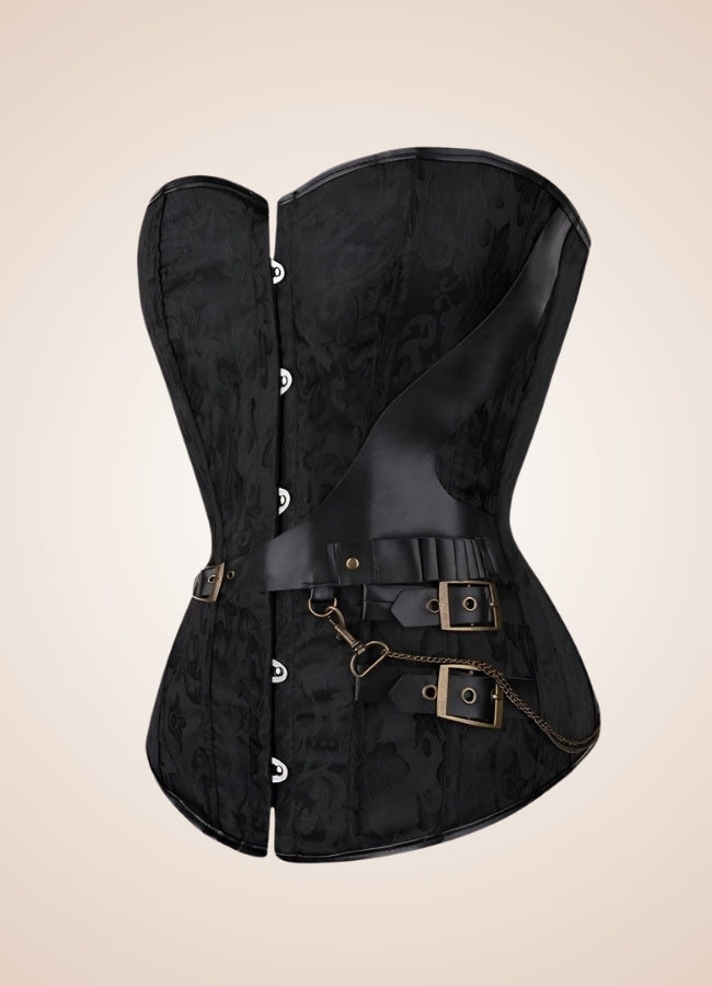 Flower Pattern Pirate Corset UK