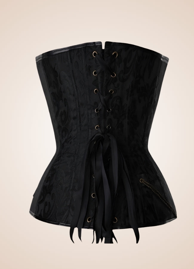 Flower Pattern Pirate Corset UK