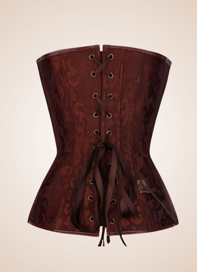 Flower Pattern Pirate Corset UK