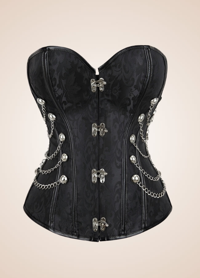 Gothic Chain Steampunk Corset UK