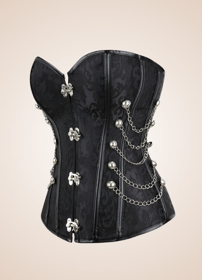 Gothic Chain Steampunk Corset UK