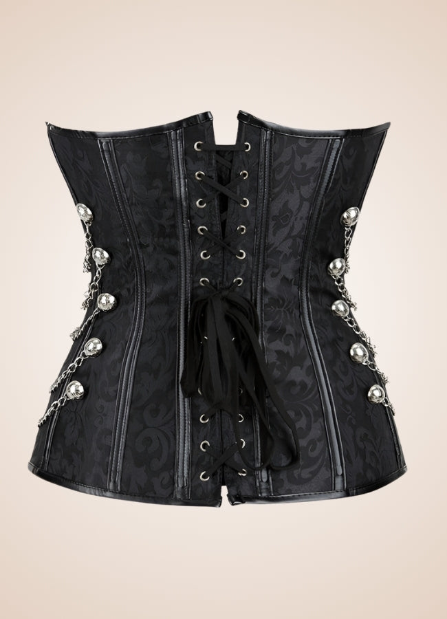 Gothic Chain Steampunk Corset UK