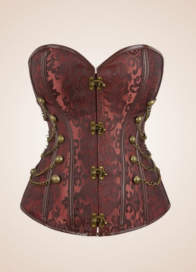 Gothic Chain Steampunk Corset UK