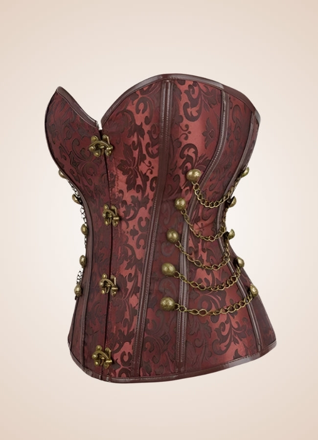 Gothic Chain Steampunk Corset UK