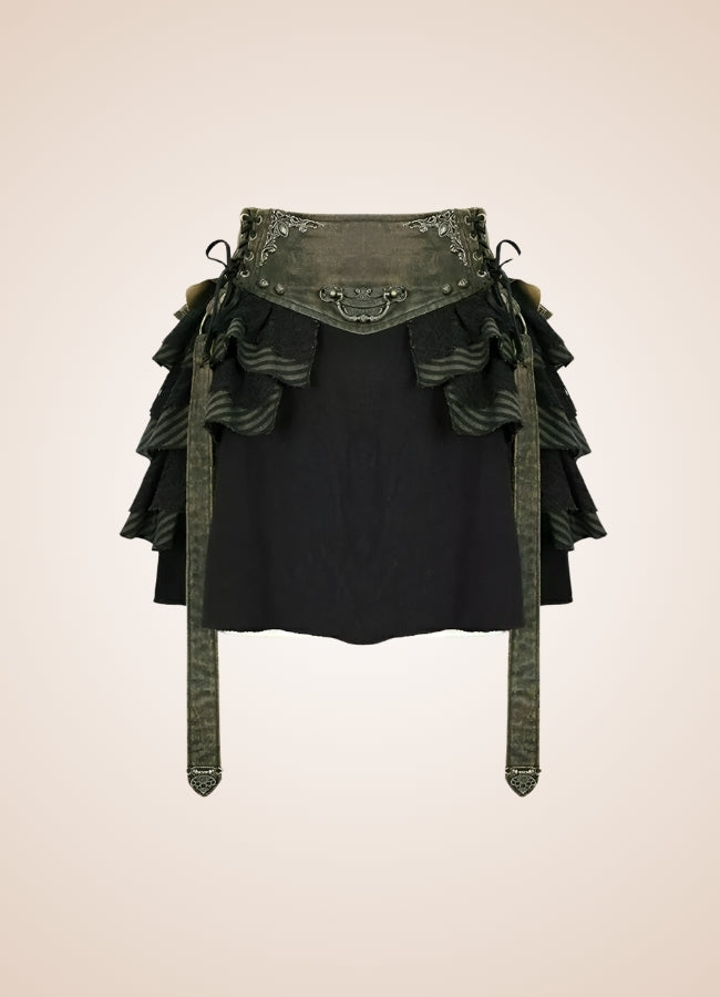 Gothic Flat Bone Lolita Skirt UK