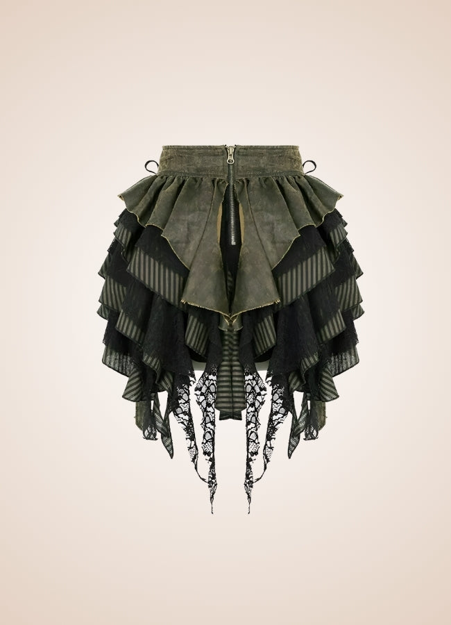 Gothic Flat Bone Lolita Skirt UK
