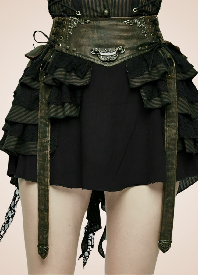 Gothic Flat Bone Lolita Skirt UK