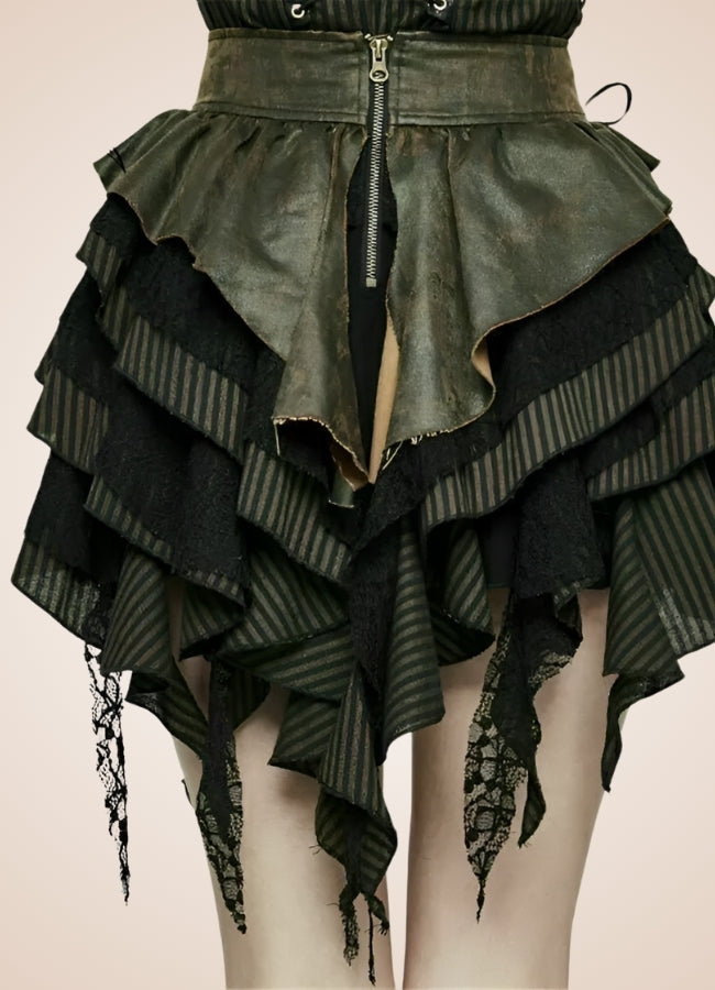 Gothic Flat Bone Lolita Skirt UK