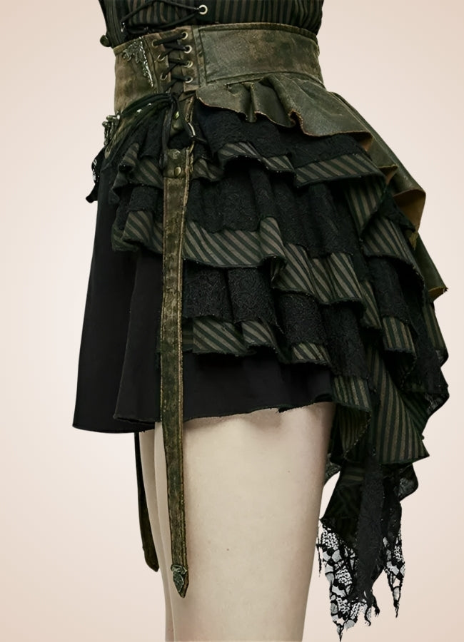 Gothic Flat Bone Lolita Skirt UK