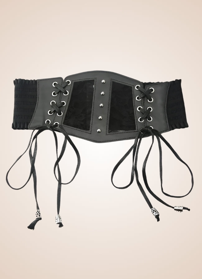 Gothic Lace Up Corset UK