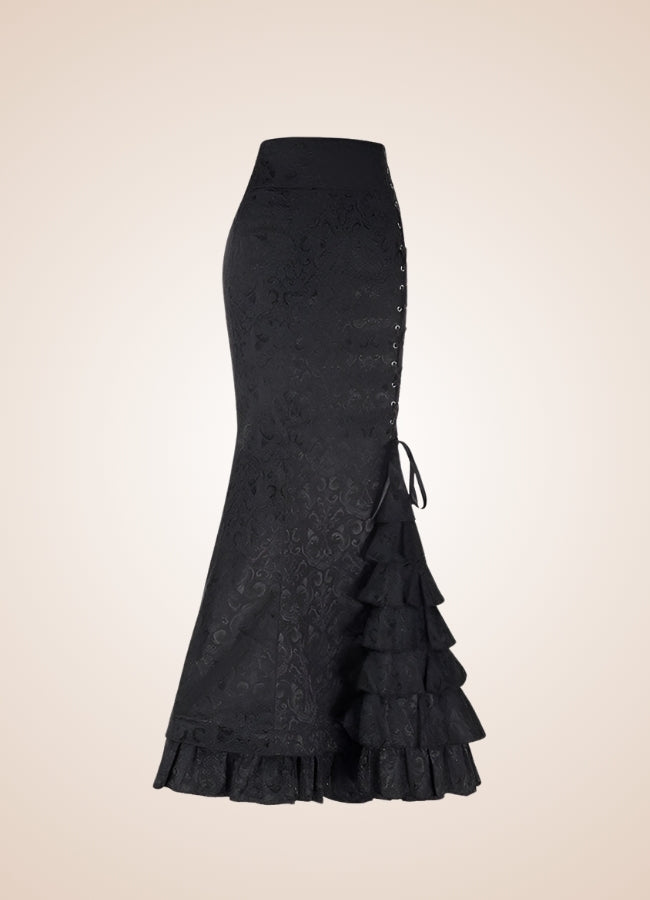 Gothic Medieval Long Skirt UK