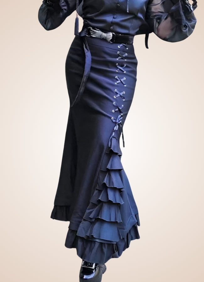 Gothic Medieval Long Skirt UK