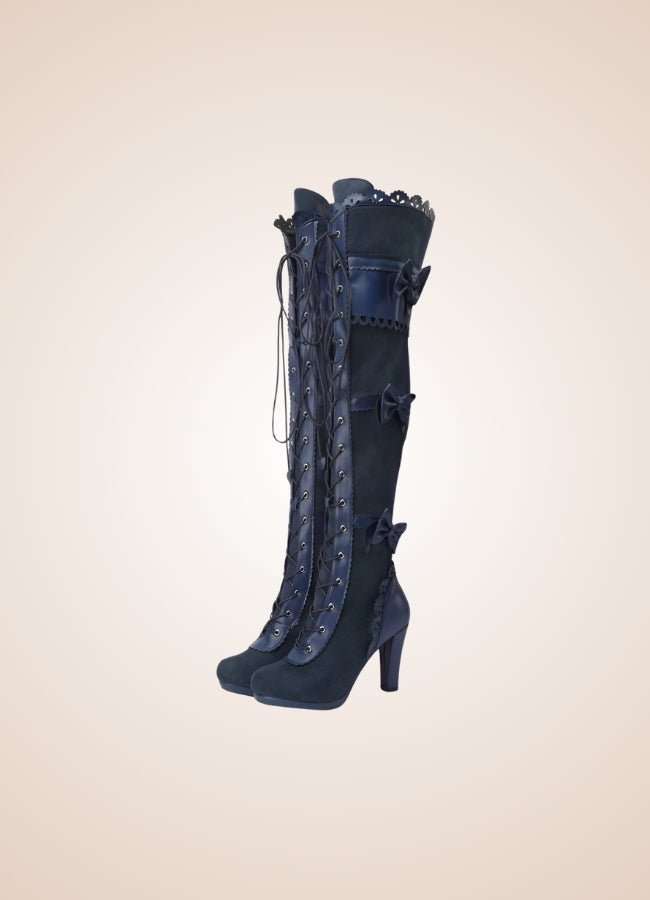 Gothic Over The Knee Boots UK