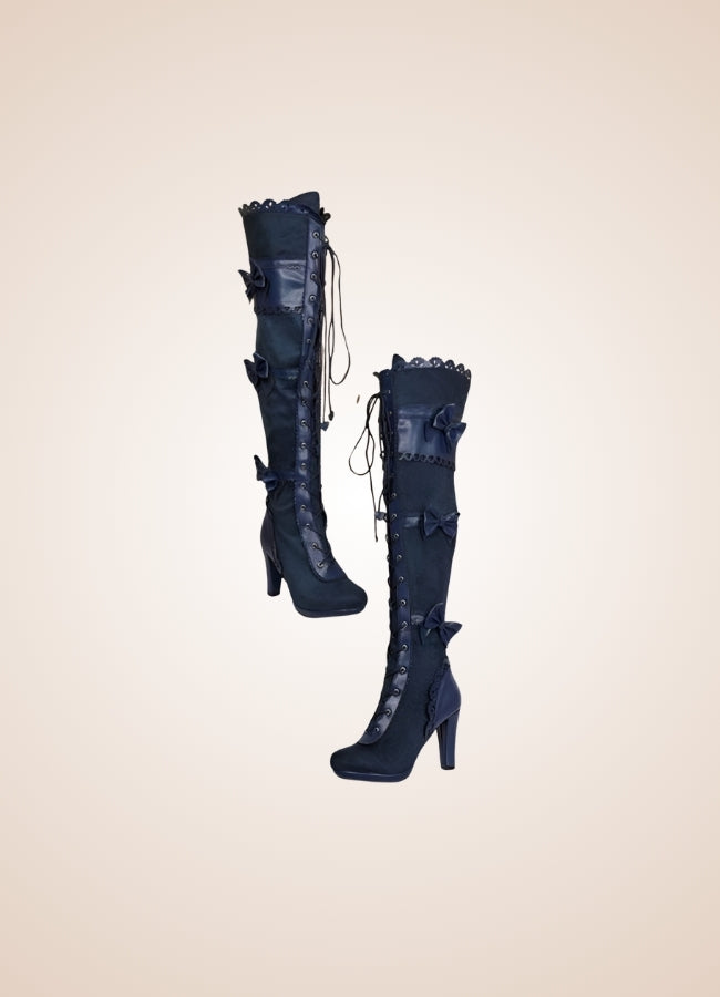 Gothic Over The Knee Boots UK