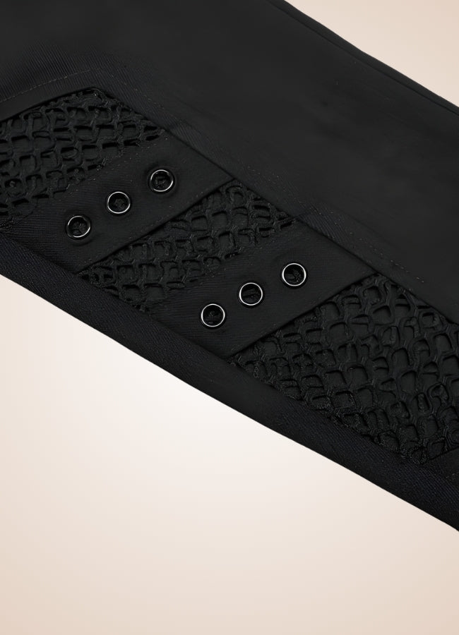 Gothic Punk Hollow Mesh Pants UK