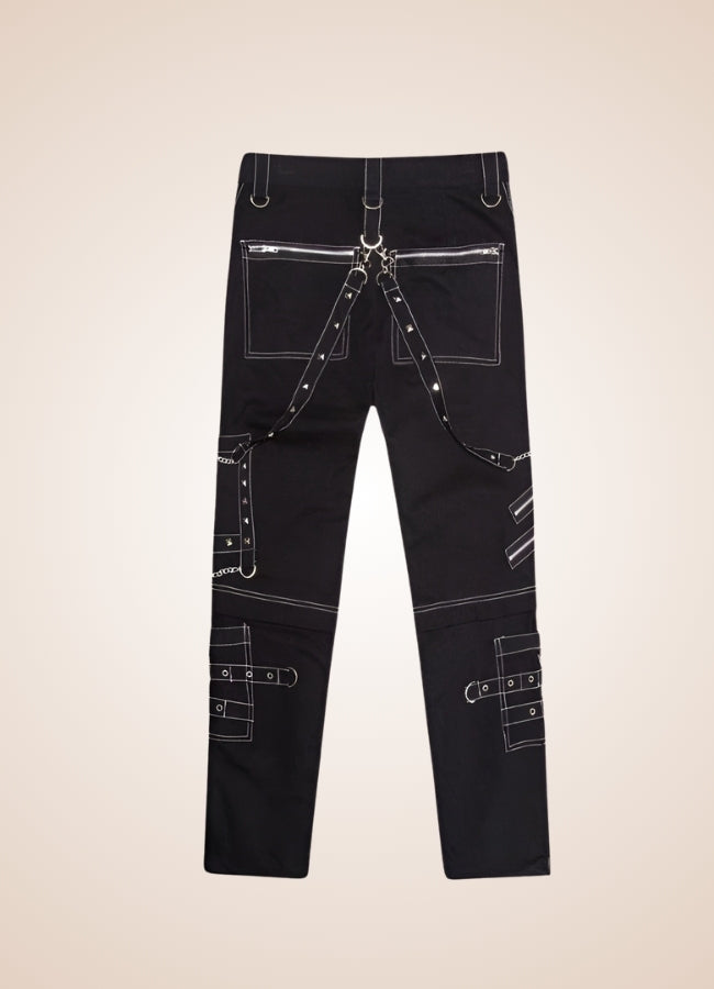 Gothic Punk Rock Rivet Pants UK
