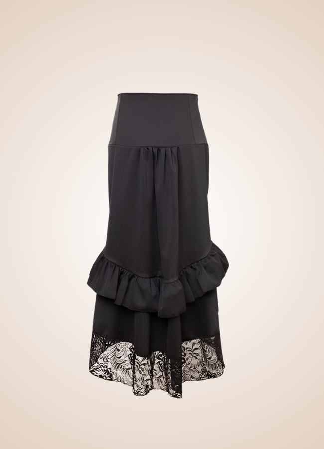 Gothic Ruffled Skirt UK