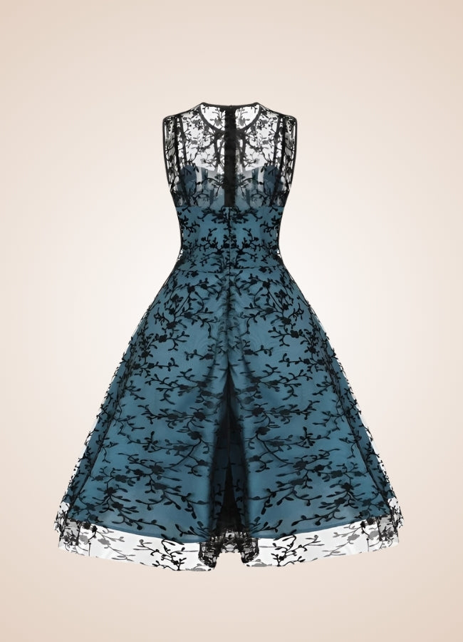 Gothic Sleeveless Mesh Dress UK