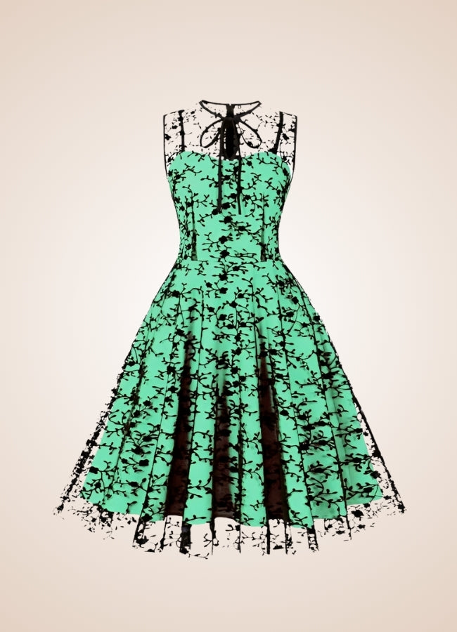 Gothic Sleeveless Mesh Dress UK