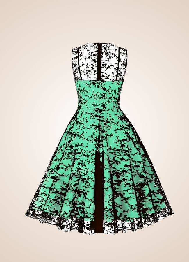 Gothic Sleeveless Mesh Dress UK