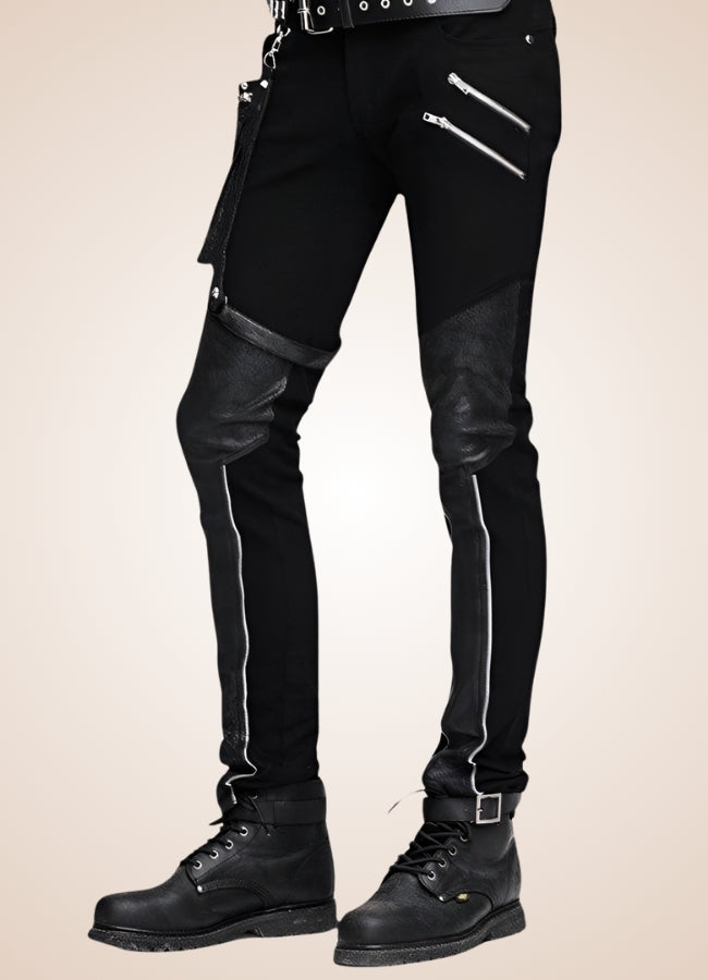 Gothic Steampunk Metal Pants UK