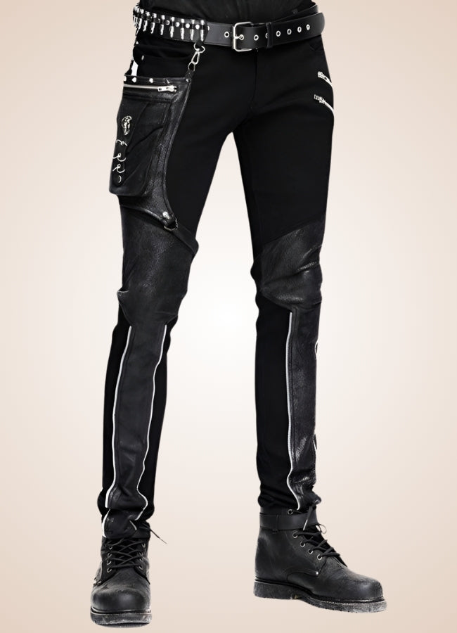 Gothic Steampunk Metal Pants UK