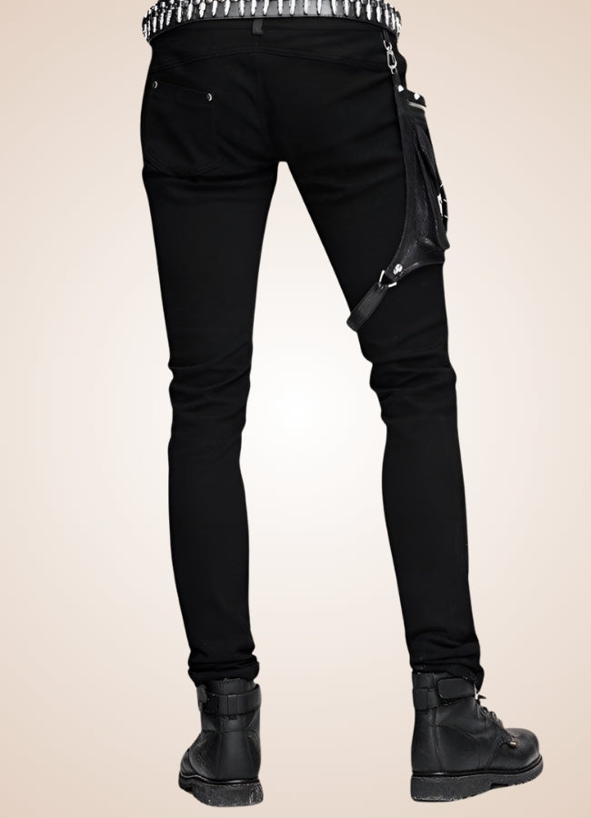 Gothic Steampunk Metal Pants UK