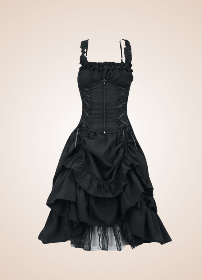 Gothic Victorian Long Dress UK