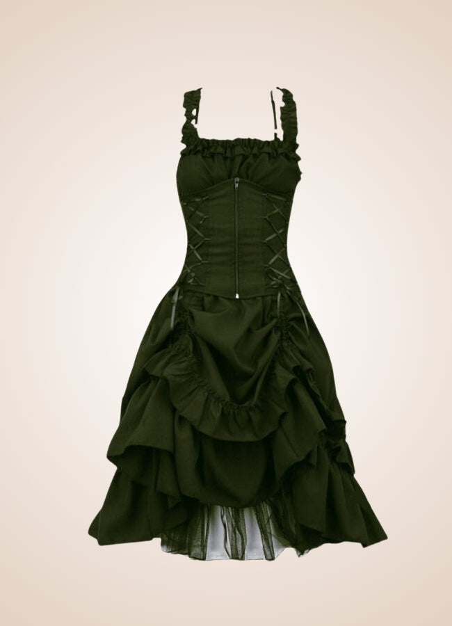 Gothic Victorian Long Dress UK