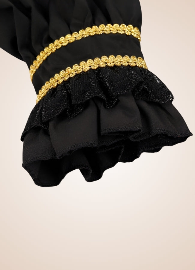 Gothic Vintage Black Shirt UK