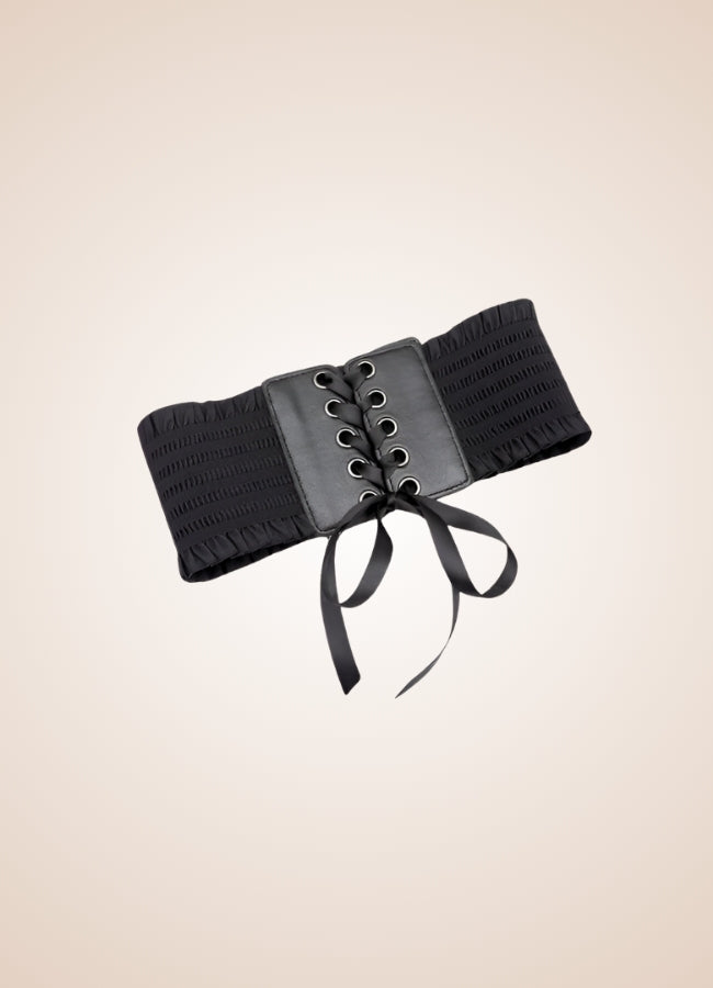Gothic Wide Lace Up Belt UK
