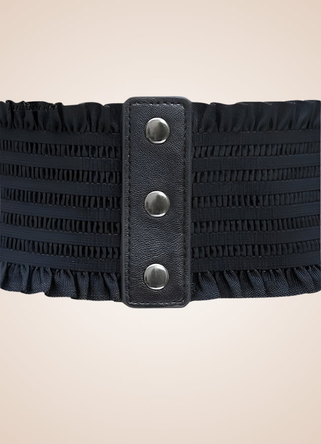 Gothic Wide Lace Up Belt UK