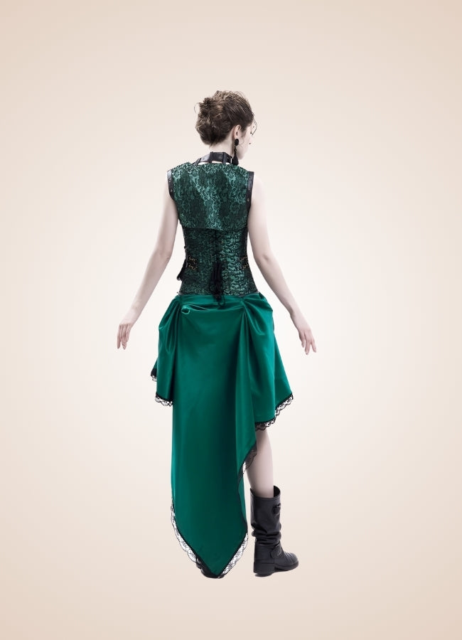 Green Steampunk Dress UK