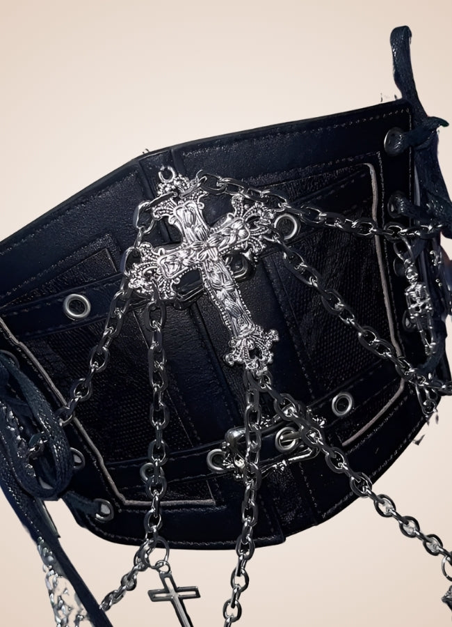Grunge Crop Top Bustier UK