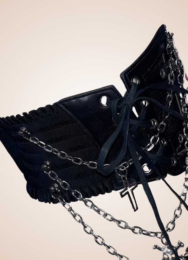 Grunge Crop Top Bustier UK