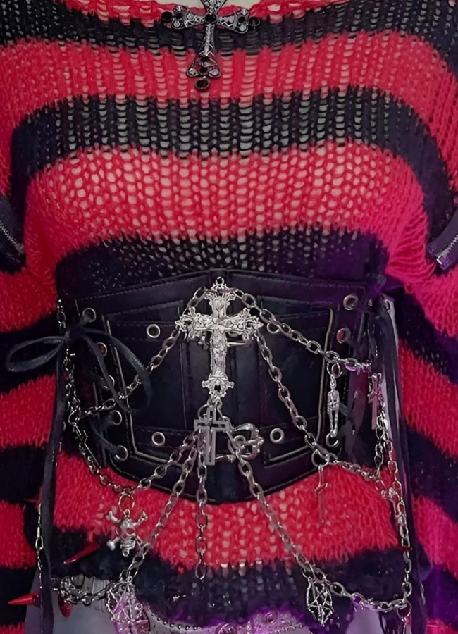 Grunge Crop Top Bustier UK