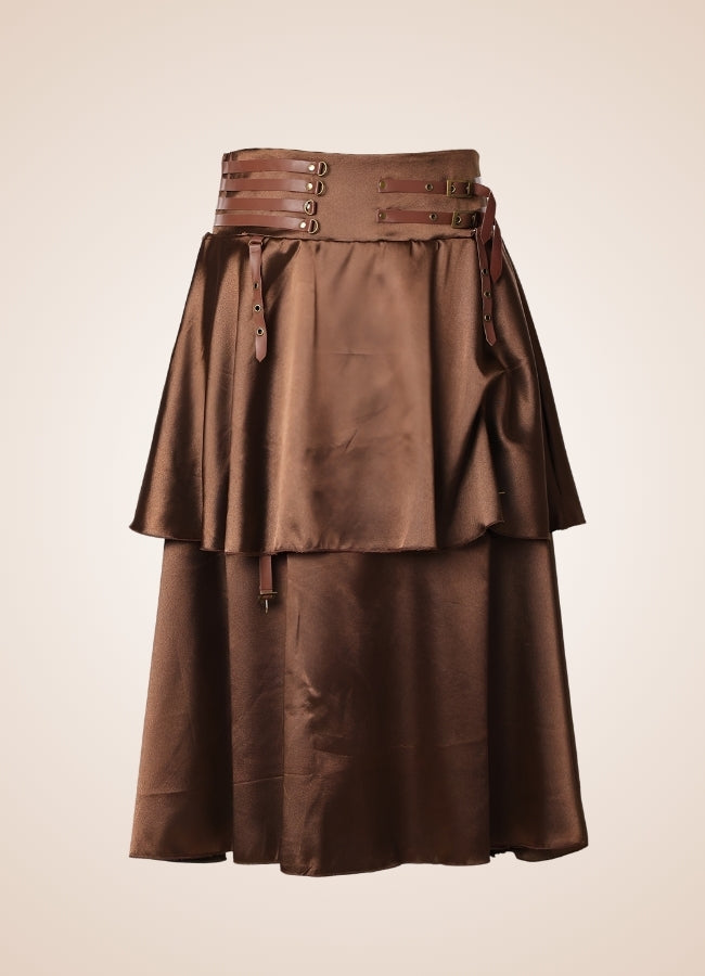 High Waist Steampunk Pirate Skirt UK