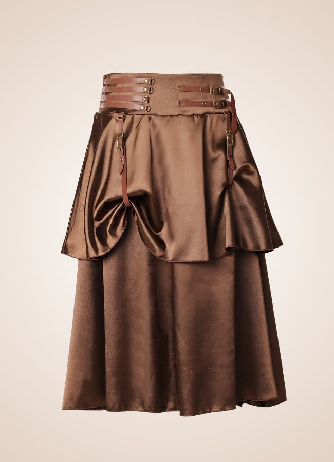 High Waist Steampunk Pirate Skirt UK