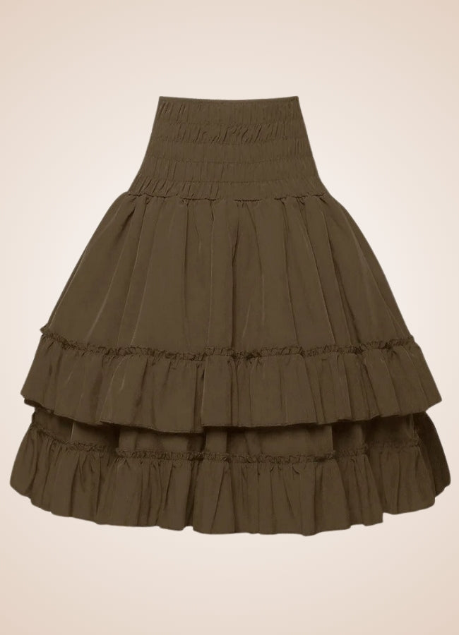 High Waisted Steampunk Skirt UK